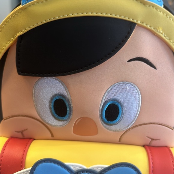 LOUNGEFLY  Disney Parks Mini Backpack Disney 100 YRS Celebration Pinocchio 1940 - Picture 7 of 16